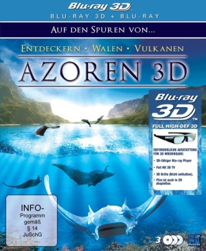 亞速爾群島探險鯨魚 (3碟裝) (快門3D) (Azores 3D: Explorers, Whales & Vulcanos)