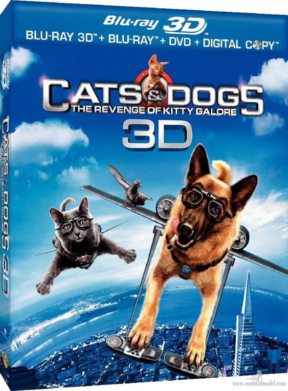 貓狗大戰 - 珍珠貓大反撲 (快門3D) 50G (Cats And Dogs - The Revenge of Kitty Galore 3D)